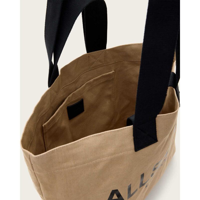 AllSaints Ali Logo Canvas Tote Bag image number 6